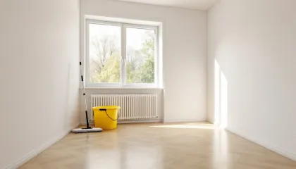 Helle, frisch gereinigte Wohnung