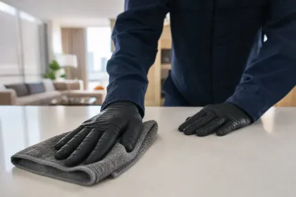 Helle, frisch gereinigte Wohnung